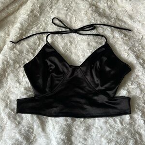 Black tie going out top